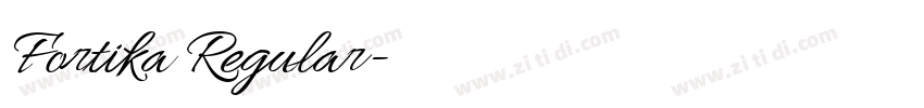 Fortika Regular字体转换 Fortika Regular字体转换